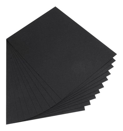 Papel Bond Negro A4 110grs 100 Hojas-0