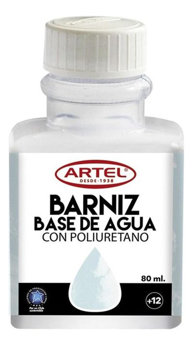 Barniz Base De Agua, Frasco 80ml. Artel-0