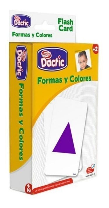 Láminas Didácticas, Flash Card Formas Y Colores. Dactic-0