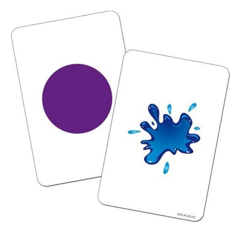 Láminas Didácticas, Flash Card Formas Y Colores. Dactic-2