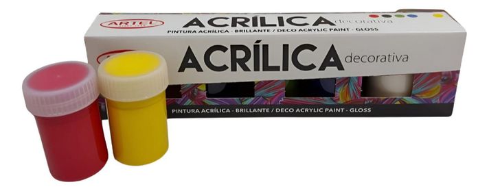 Estuche Pintura Acrílica Decorativa 6 Colores 15ml. Artel-2