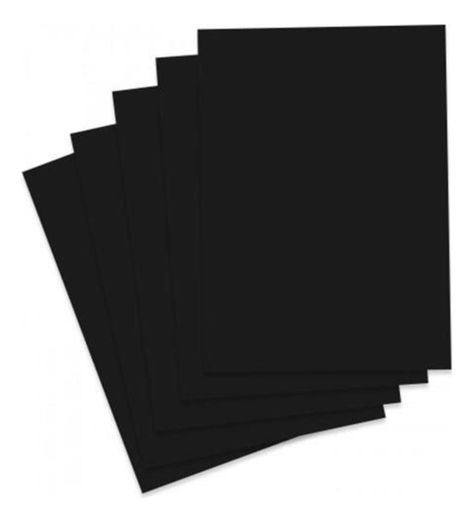 Papel Bond Negro Oficio 110grs 100 Hojas-1