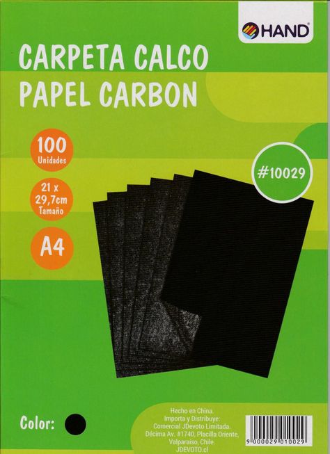 Papel Calco A4 100 Hojas. Papel Carbón-0