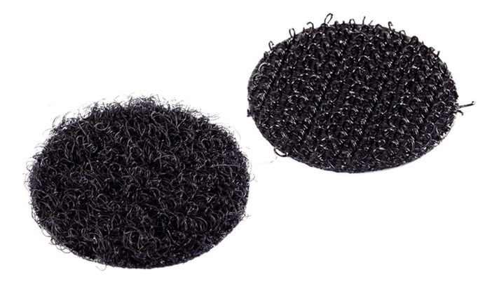 Velcro Circular Adhesivo Negro 69 Unid. Creative-1