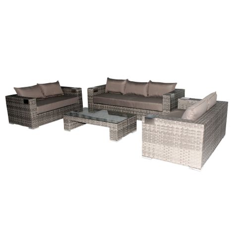 Set Muebles de Terraza XL 322 Gris -1
