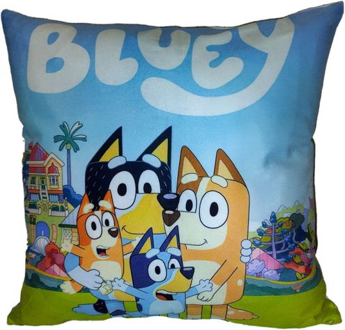 Cojín Almohada Felpa 45x45 cm De Bluey Extra Suave-0