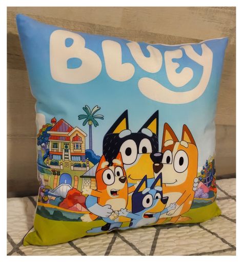 Cojín Almohada Felpa 45x45 cm De Bluey Extra Suave-4