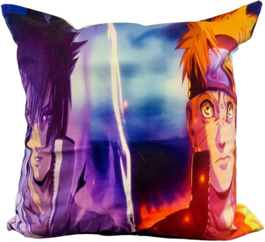 Cojín Felpa 45x45 cm Sasuke y Naruto Extra Suave -0
