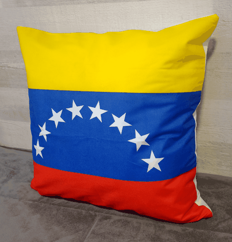 Cojín Felpa 45x45 cm De La Bandera De Venezuela Extra Suave -2