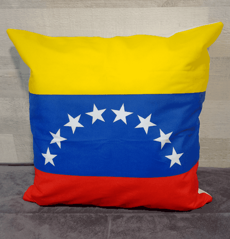 Cojín Felpa 45x45 cm De La Bandera De Venezuela Extra Suave -3