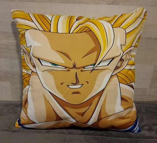 Cojín Felpa 45x45 cm de Goku Fase 3 Extra Suave -2