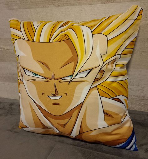 Cojín Felpa 45x45 cm de Goku Fase 3 Extra Suave -3