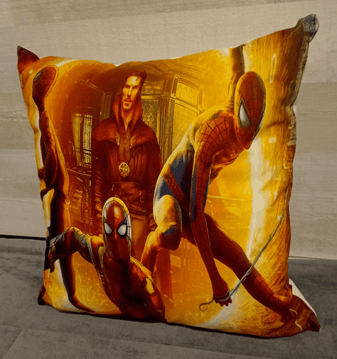 Cojín Felpa 45x45 cm De Hombre Araña Multiverso Spiderman Extra Suave -2