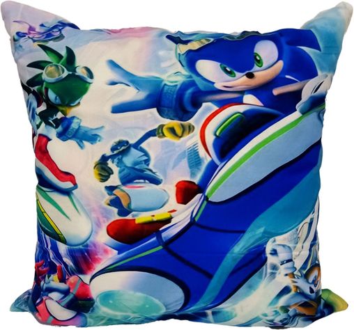 Cojín Felpa 45x45 cm De Soni Personajes Extra Suave Sonic-0