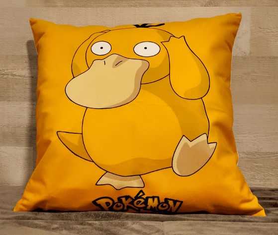 Cojín Felpa 45x45 cm Psyduck Extra Suave -3