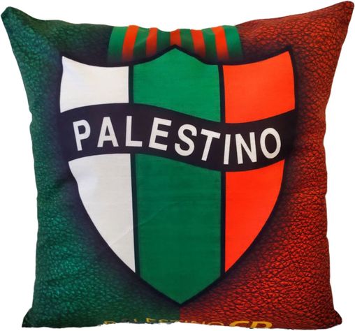 Cojín Felpa 45x45 cm De Palestino Chile Extra Suave -0
