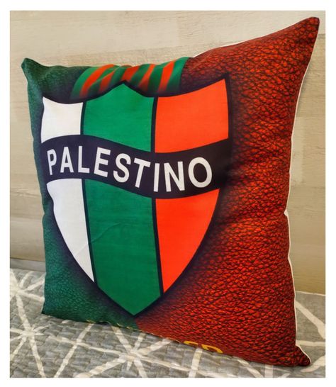 Cojín Felpa 45x45 cm De Palestino Chile Extra Suave -3
