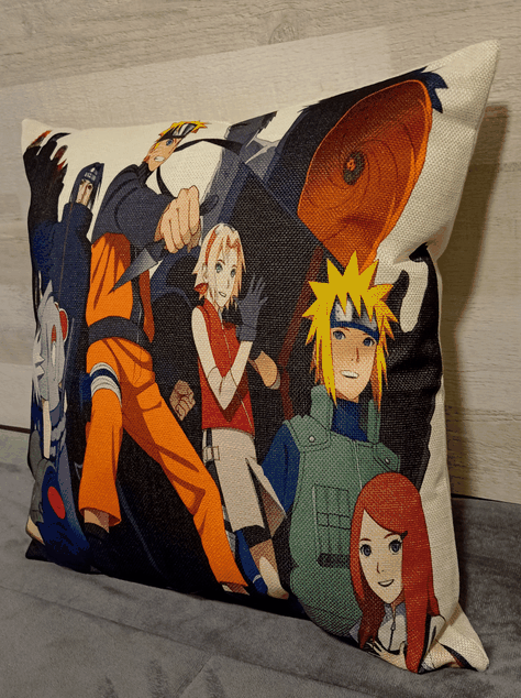 Cojín Felpa 45x45 cm Pain Sakura Sasuke Itachi Extra Suave Narut-2