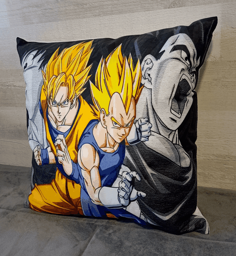 Cojín Felpa 45x45 cm De Goku y Vegeta Extra Suave -2