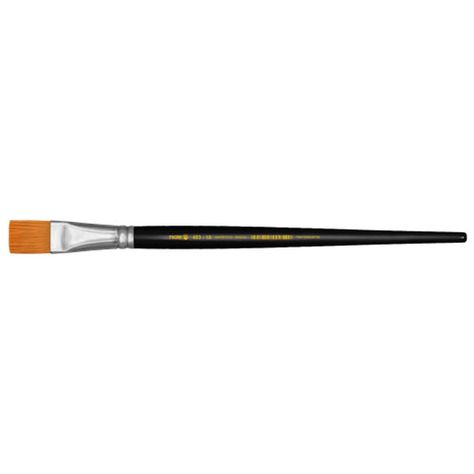 PINCEL SINTETICO DORADO SATINADO CHATO N° 0-6