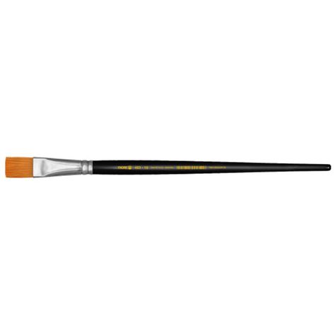 PINCEL SINTETICO DORADO SATINADO CHATO N° 0-5