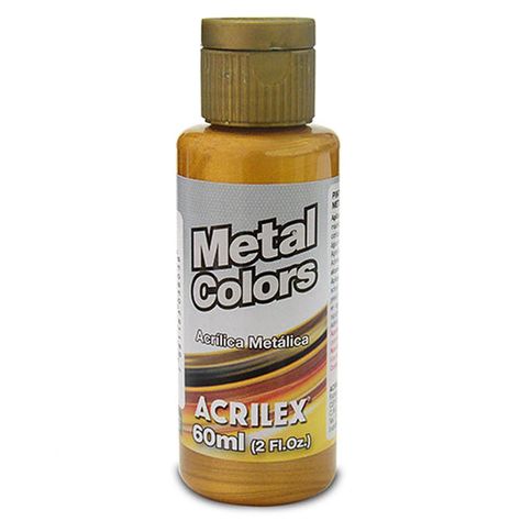 PINTURA ACRILÍCA METAL COLORS 60 ML Metal 3660 Rojo 555-3