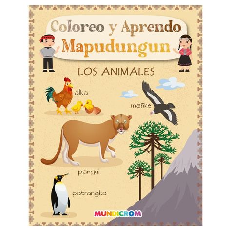 COLOREA Y APRENDE MAPUDUNGUN LOS ANIMALES-0