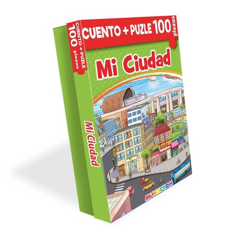 CUENTO + PUZLE MI CUIDAD (100 PIEZAS)-0