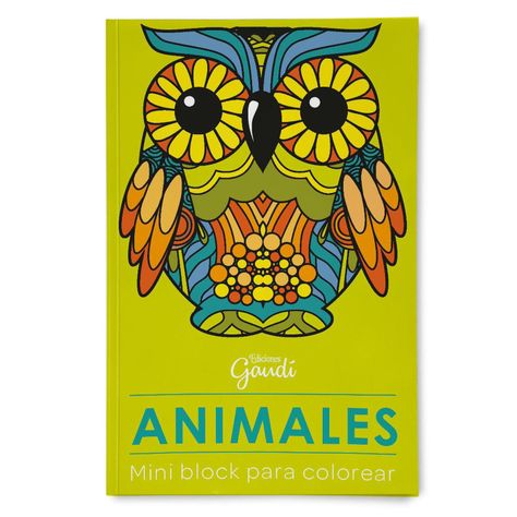 ANIMALES... MINI BLOCK DE COLOREAR-0