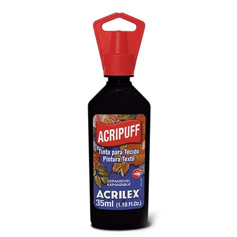 PINTURA DE GENERO CON EXPANSIÓN ACRIPUFF 35 ML Acripuff 4812 Rojo Vivo 541-11