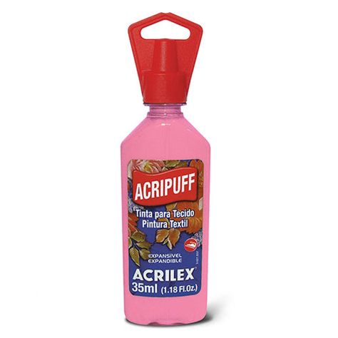 PINTURA DE GENERO CON EXPANSIÓN ACRIPUFF 35 ML Acripuff 4812 Rojo Vivo 541-4