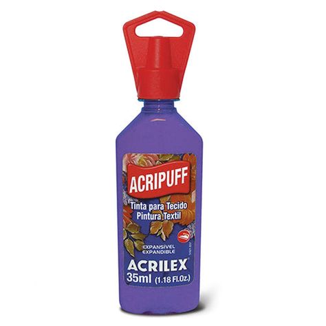 PINTURA DE GENERO CON EXPANSIÓN ACRIPUFF 35 ML Acripuff 4812 Rojo Vivo 541-17