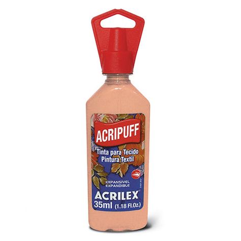 PINTURA DE GENERO CON EXPANSIÓN ACRIPUFF 35 ML Acripuff 4812 Rojo Vivo 541-21