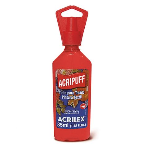 PINTURA DE GENERO CON EXPANSIÓN ACRIPUFF 35 ML Acripuff 4812 Rojo Vivo 541-0