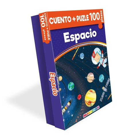 CUENTO + PUZLE ESPACIO (100 PIEZAS)-0