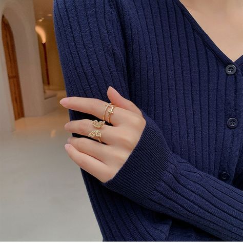 Anillo Glamour Mariposa-1