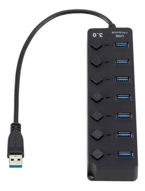  HUB USB 3.0 7 PUERTOS IRM 5GBPS INDICADOR DE LUZ -3