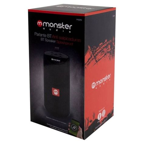 PARLANTE BLUETOOTH MONSTER MX450 NEGRO-1