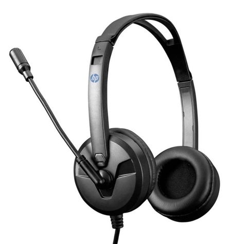 AUDIFONOS HP CALL CENTER DHE-8009 NEGRO-1