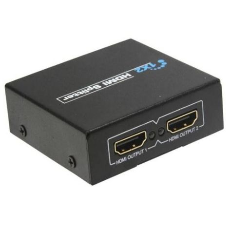 Splitter Switch Hdmi 1.4 1080p Activo Amplificador 2 Salidas-0