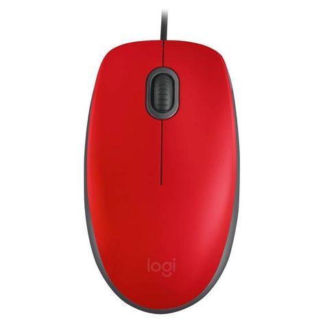 MOUSE LOGITECH M110 SILENT ROJO-0
