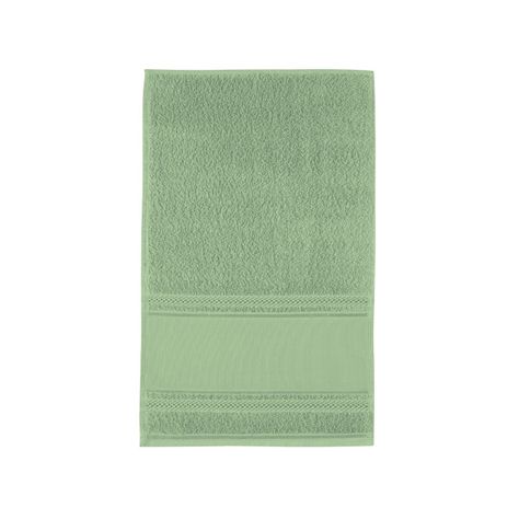 Toalla de Mano para Bordar Verde Oliva - 100% Algodón - 360g/m² - Teka-0