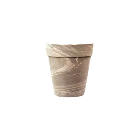 Maceta Alta 22cm GrafitoDuo Deroma-0
