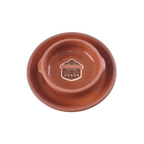Set Cazuela 15 con Plato Pura Miel Mestiza-0
