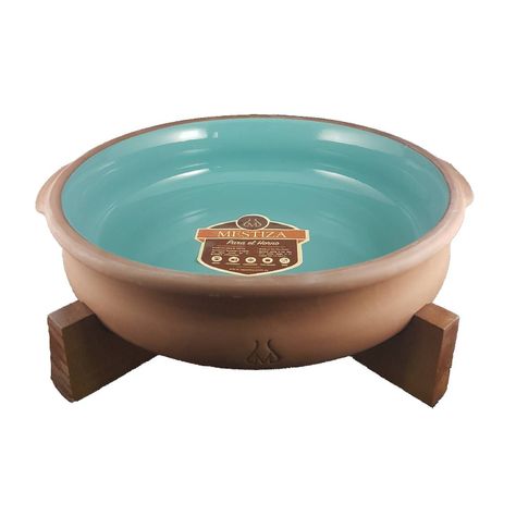 Tartera con Atril de Madera Mestiza Rustica Esmeralda-0