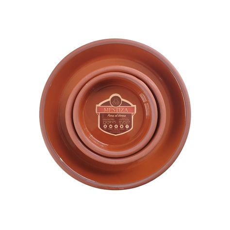 Set Cazuelas Sin Asa con Plato Pura Miel Mestiza-0
