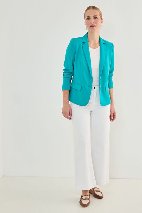 Blazer Dos Botones Verde Ma Griffe 16002125050217-0
