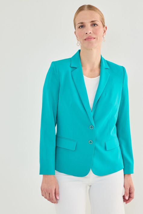 Blazer Dos Botones Verde Ma Griffe 16002125050217-1