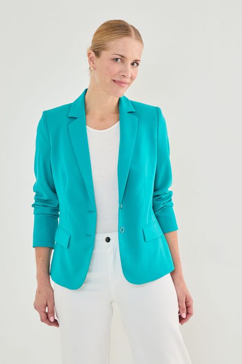 Blazer Dos Botones Verde Ma Griffe 16002125050217-4