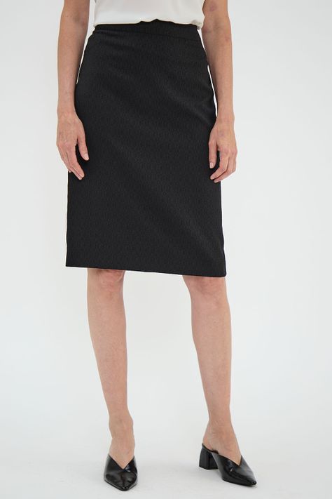 Falda Lisa Negro Ma Griffe 12004224001102-1